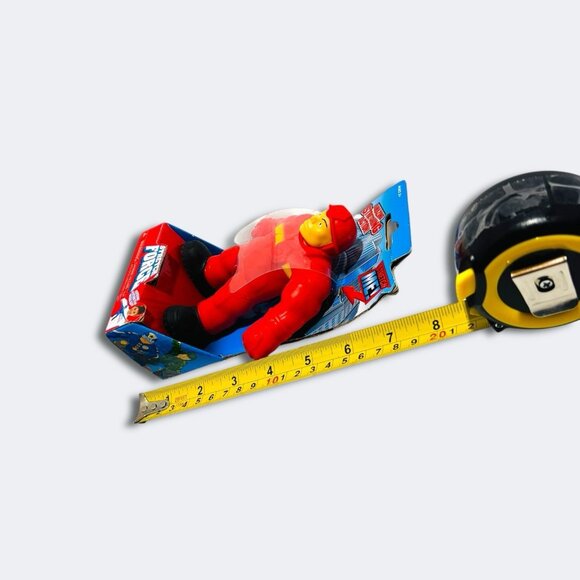 Stretch Force Red Fireman Stretch Armstrong Rubber Action Figure. NEW NIB! RARE! - Picture 7 of 7